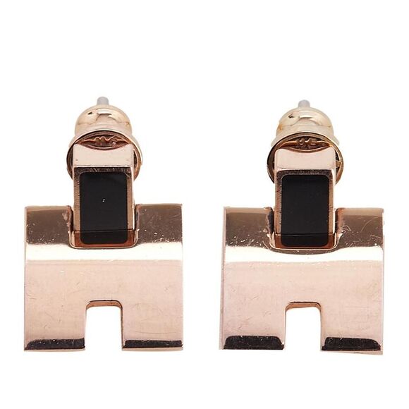 Pre Loved hermes Women Pink Earrings - Picture 1 of 6